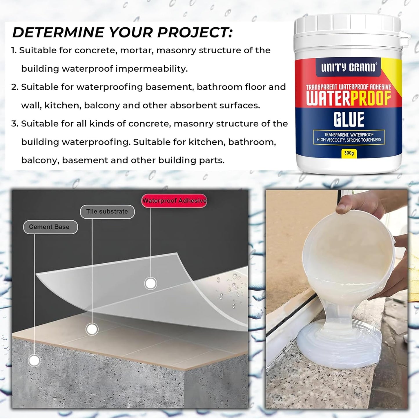 Waterproof Glue