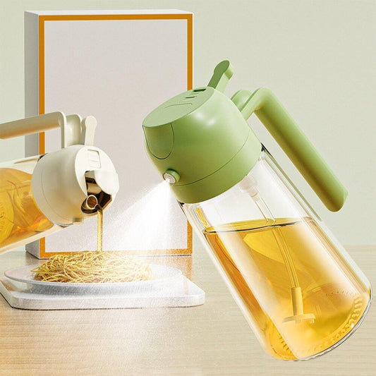 2 in 1 Oil Sprayer Dispenser Bottle
