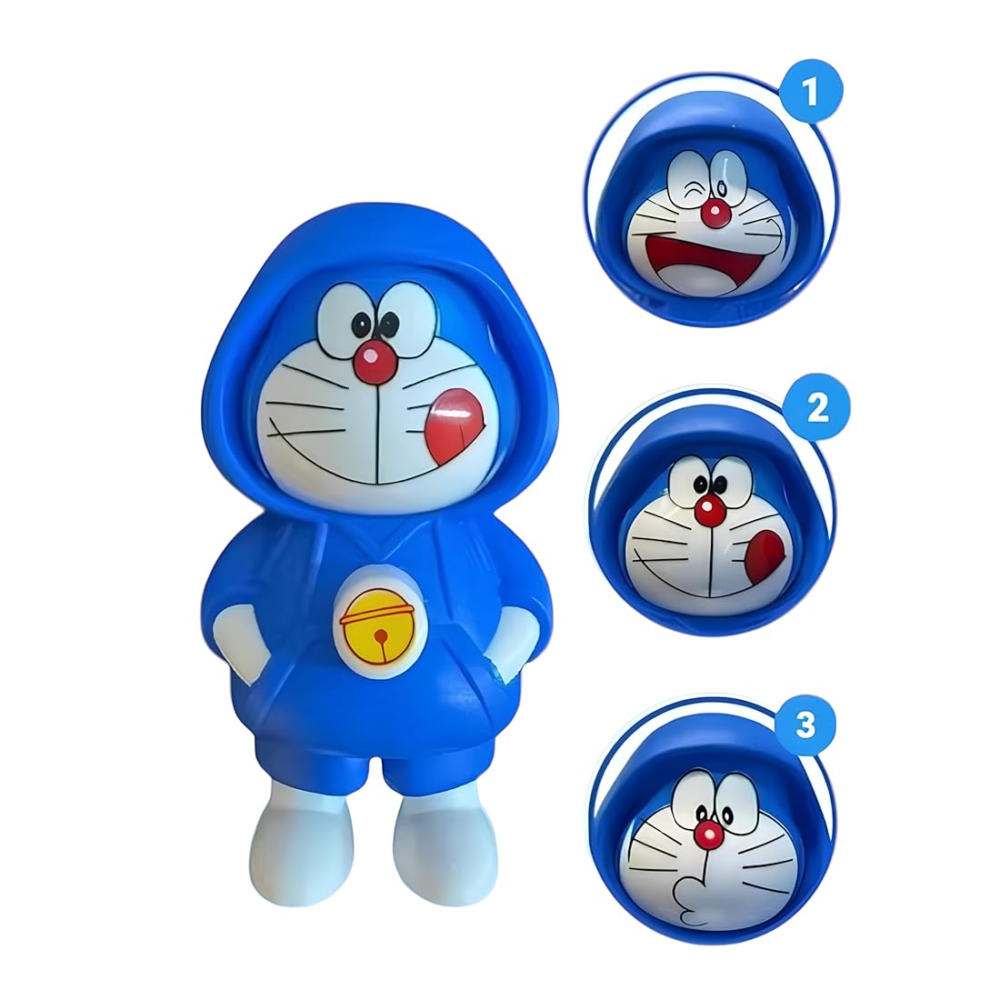 Doraemon Face Changing Keychain