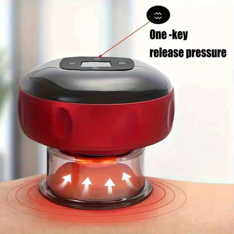 Acupression Vacuum Red Light Cups Therapy Massager