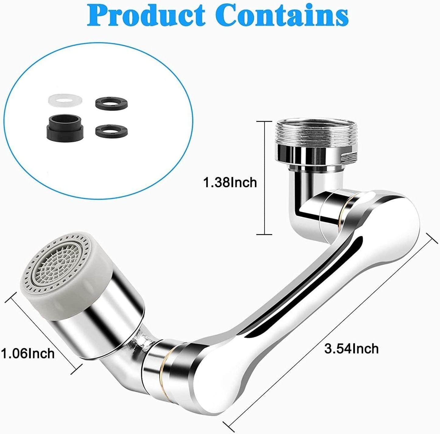 1080° Rotating Faucent Tap Extender