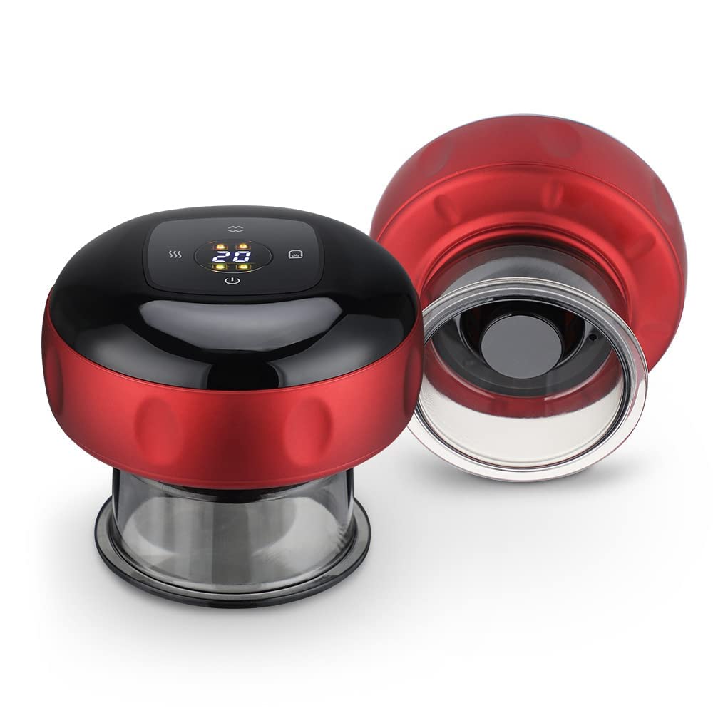 Acupression Vacuum Red Light Cups Therapy Massager